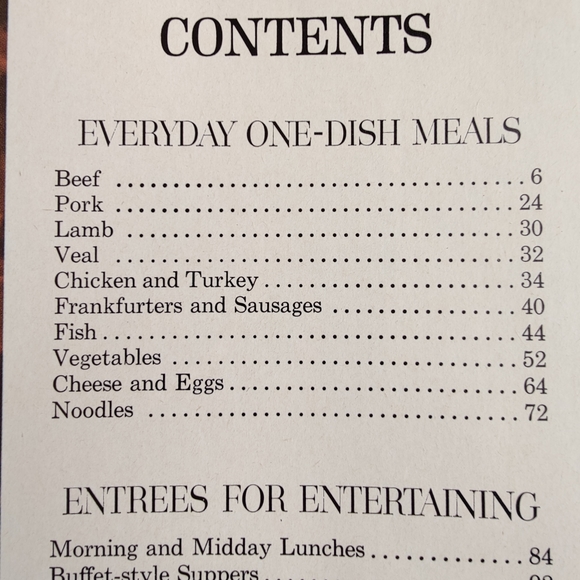 vintage cookbook | Better Homes & Gardens | Casserole cookbook 1968 - Picture 7 of 16